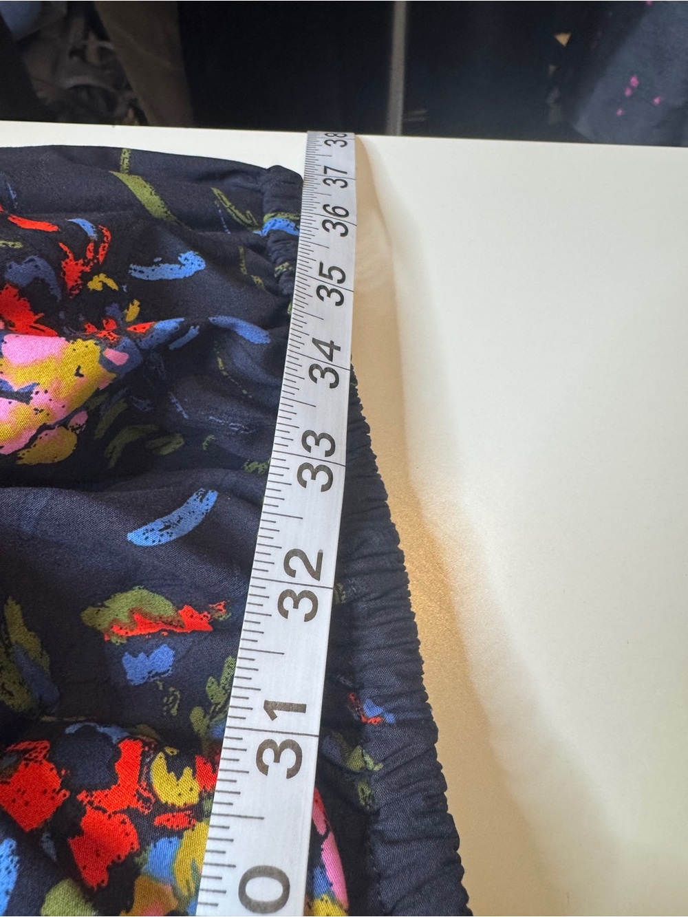 NWT Free Assembly Navy Floral Smocked Puff Sleeve Mini Dress XXL (20) 100% Cotto - Picture 6 of 10
